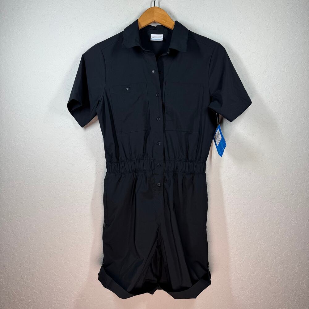 Women's Columbia Sportswear Black‎ Short Romper Size XS NEW